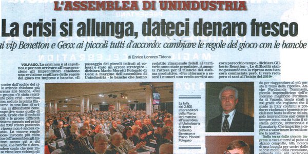 L'assemblea di Unindustria